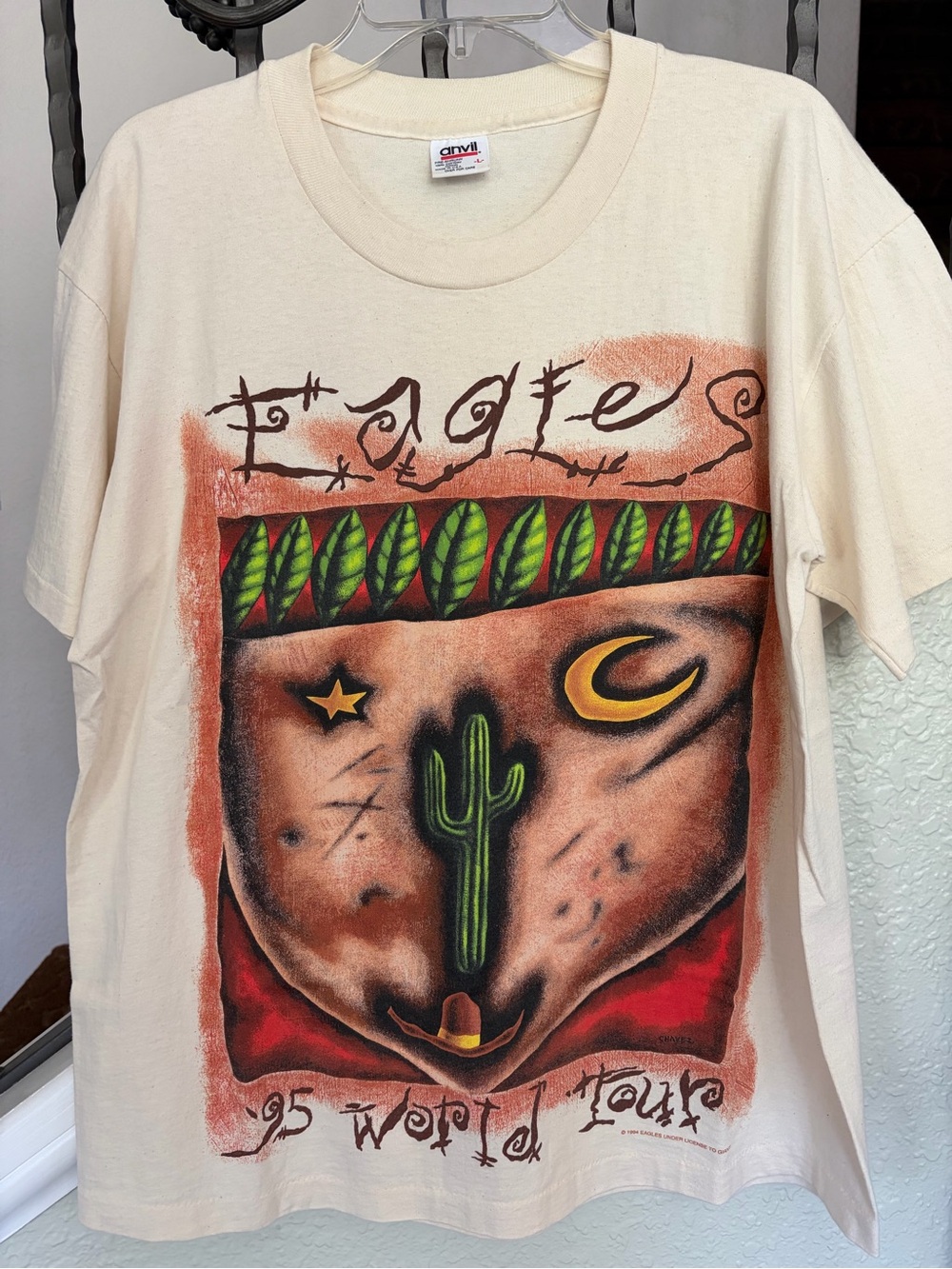 Vintage Eagles 1995 World Tour T Shirt